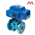 cast iron insulation Corrosion-resistant Electric fluorine lined ball valve